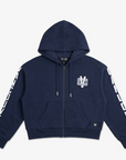 Vancouver Canucks Signature Collection Womens Cropped Zip Hoodie