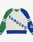 Vancouver Canucks Signature Collection Women's Two Tone Knit Orca Sweater