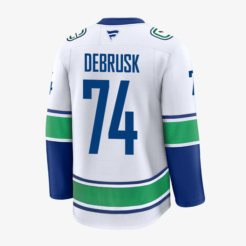 Vancouver Canucks Fanatics Premium Name &amp; Number Away Jersey