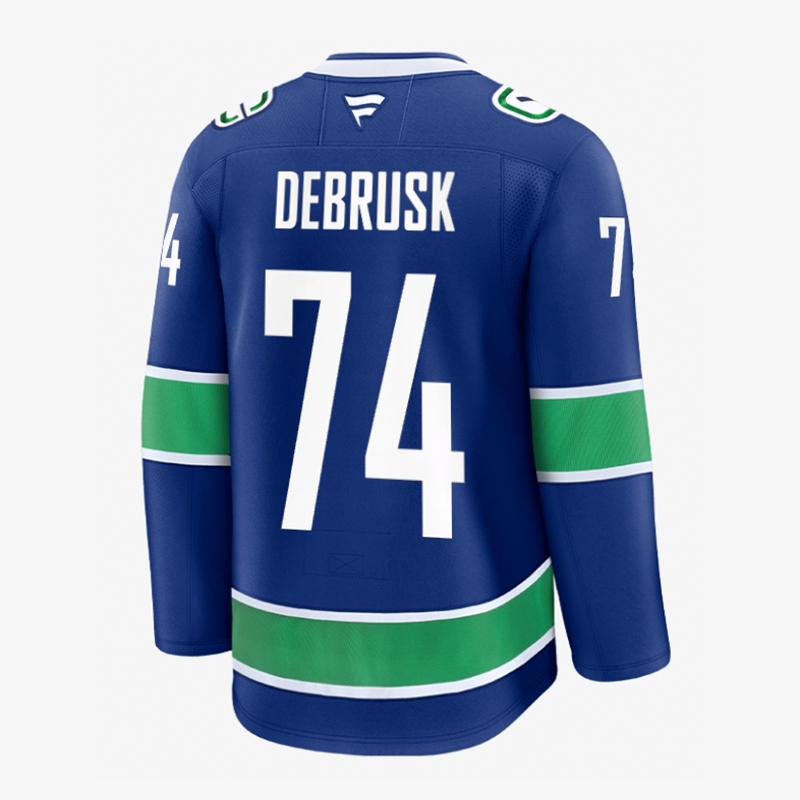 Vancouver Canucks Fanatics Premium Name &amp; Number Home Jersey