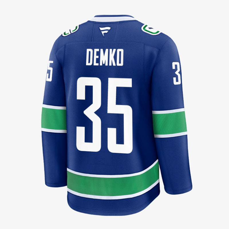 Vancouver Canucks Fanatics Premium Name &amp; Number Home Jersey