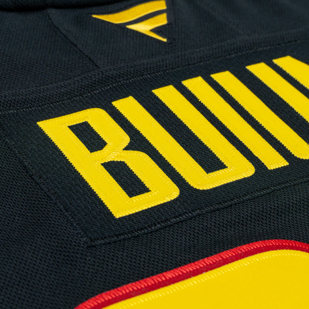 Vancouver Canucks Fanatics Premium Custom Heatpress Black Skate Jersey