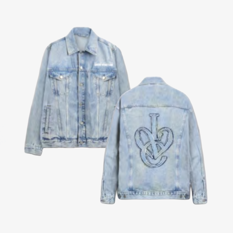 IVE Distressed Denim Crest Jacket