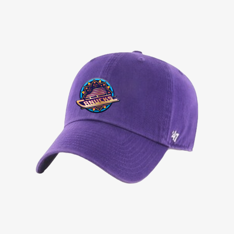 Vancouver Canucks 2026 Diwali '47 Purple Clean Up Skate Hat