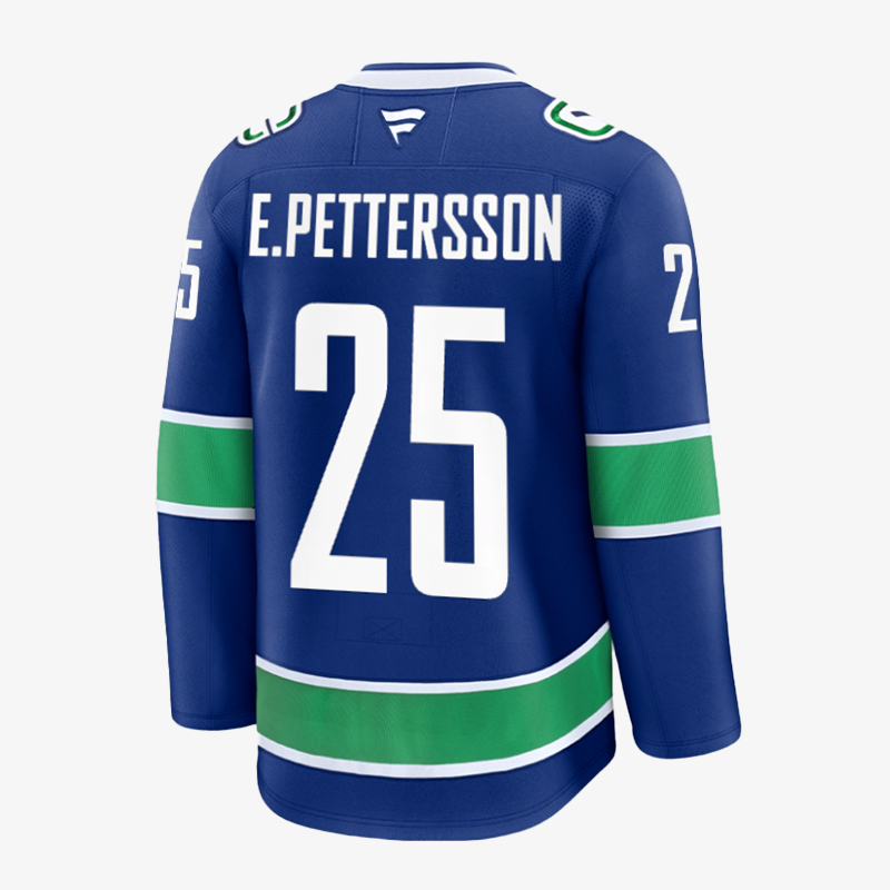 Vancouver Canucks Fanatics Authentic Pro Name &amp; Number Home Jersey