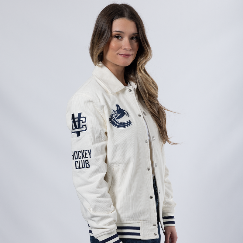 Vancouver Canucks Wild Collective Eras Logo Bomber