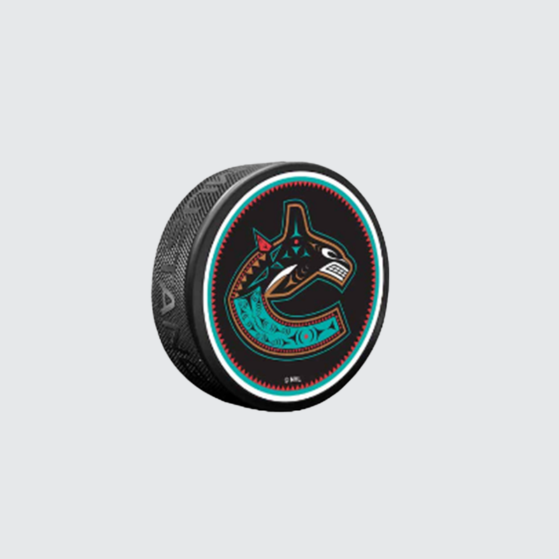 Vancouver Canucks First Nations 2024 Puck