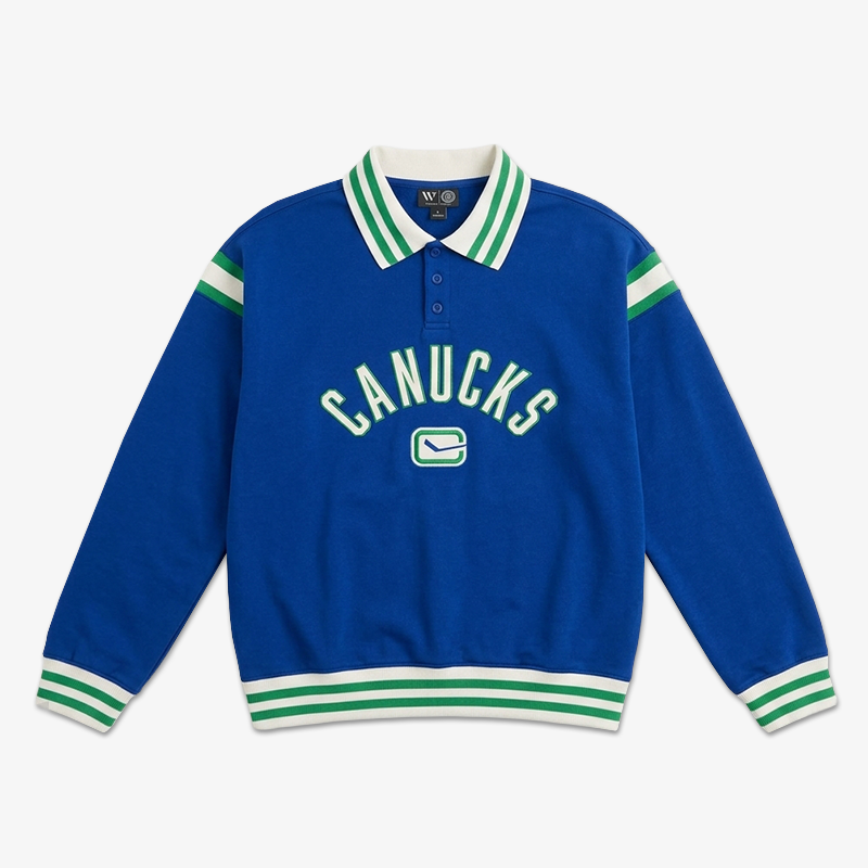 Vancouver Canucks Signature Collection Unisex Fleece Polo