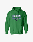 Abbotsford Canucks 2025 Calder Cup Champions Green Hoodie