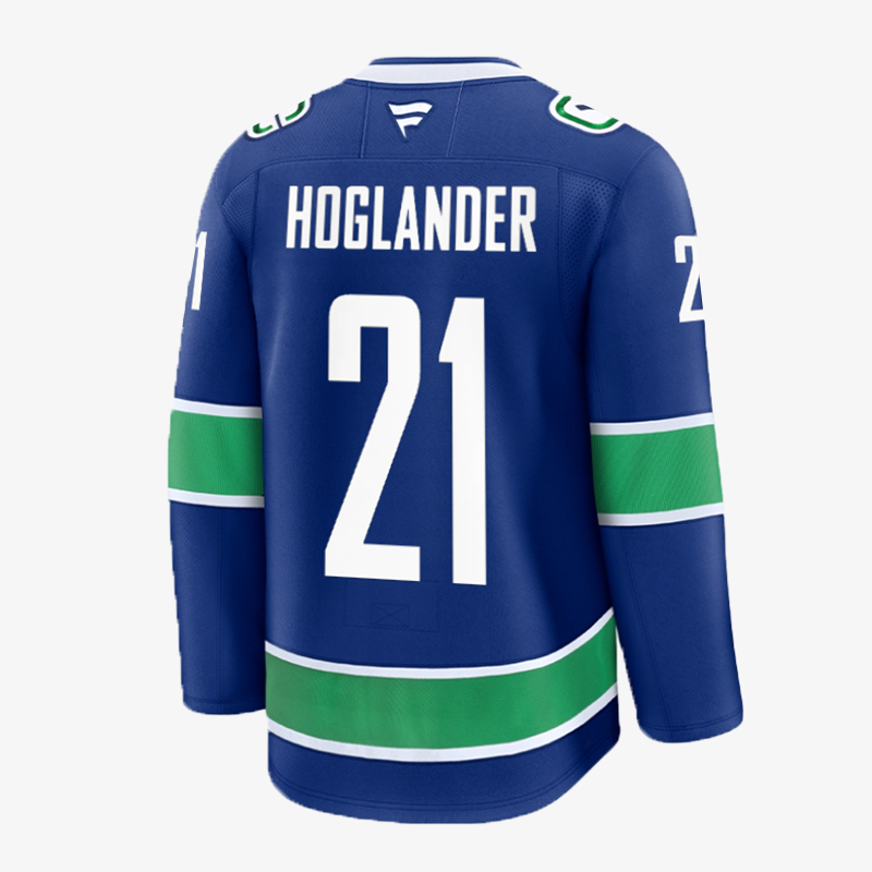 Vancouver Canucks Fanatics Premium Name &amp; Number Home Jersey