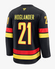 Vancouver Canucks Fanatics Premium Name & Number Black Skate Jersey