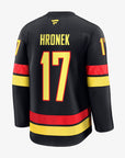 Vancouver Canucks Fanatics Authentic Pro Name & Number Black Skate Jersey
