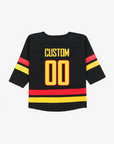 Vancouver Canucks Infant Custom Black Skate Jersey