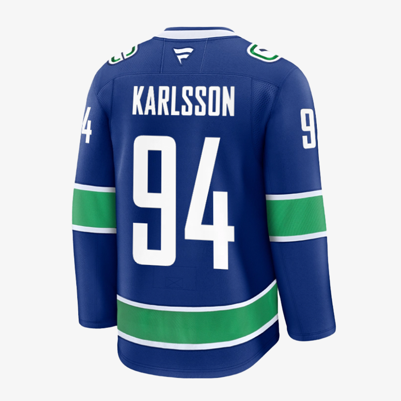 Vancouver Canucks Fanatics Authentic Pro Name &amp; Number Home Jersey