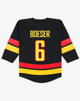 Vancouver Canucks Kids & Youth Name & Number Black Skate Jersey