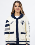 Vancouver Canucks Wild Collective Cream Millionaire Cardigan