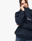 Vancouver Canucks x Line Change Women's Athletics Pop Navy Crewneck