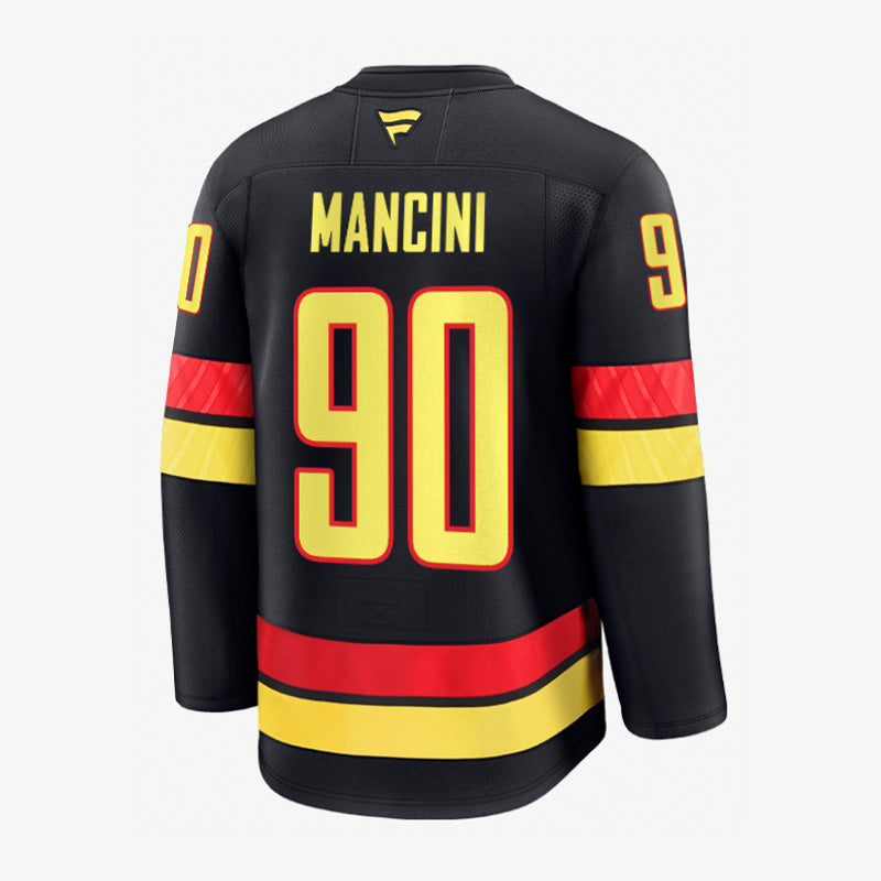 Vancouver Canucks Fanatics Authentic Pro Name &amp; Number Black Skate Jersey