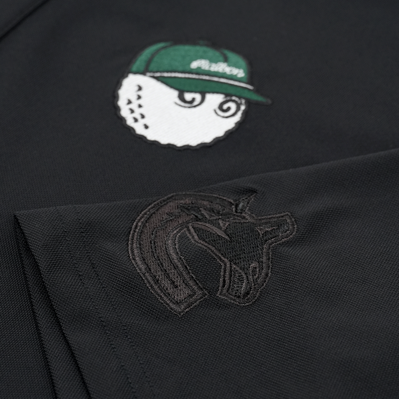 Vancouver Canucks x Malbon Fairway Bladwin Black Orca Polo