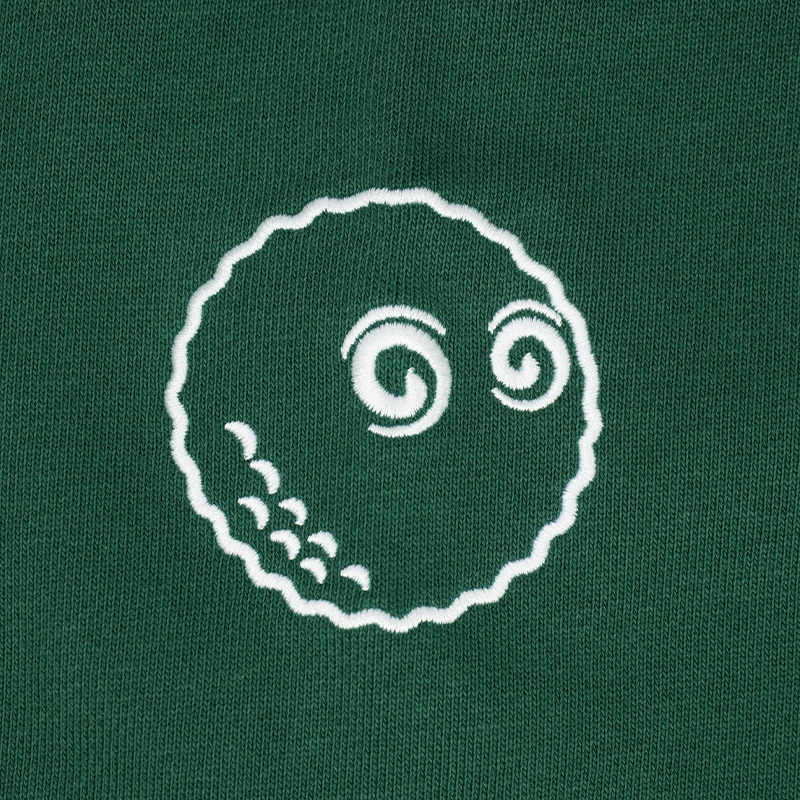 Vancouver Canucks x Malbon Collegiate Green Orca 1/4 Zip Sweatshirt