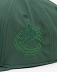 Vancouver Canucks X Malbon Green Orca Snapback