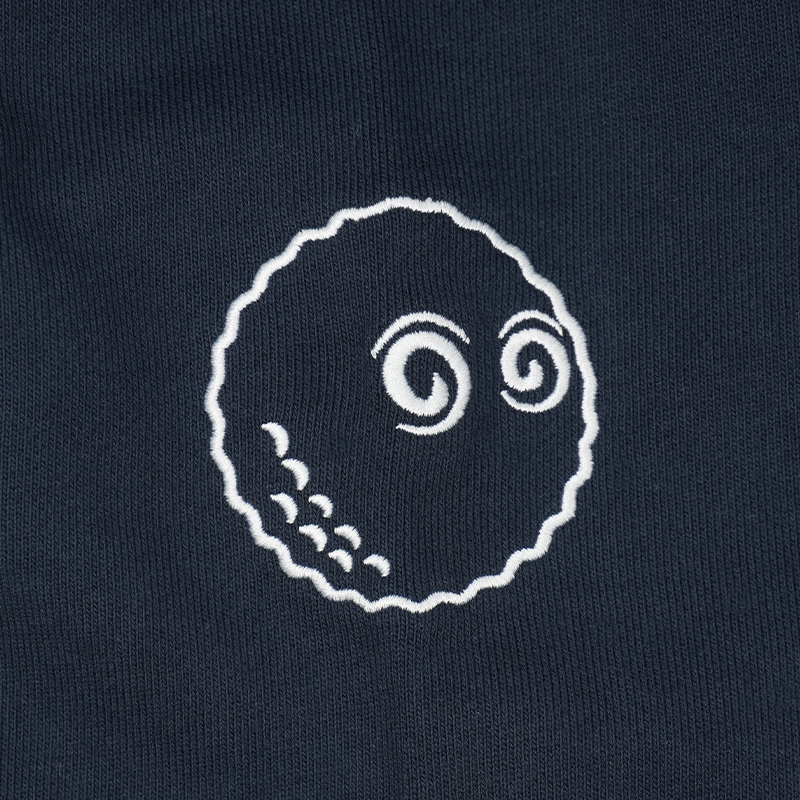 Vancouver Canucks x Malbon Collegiate Navy Orca 1/4 Zip Sweatshirt