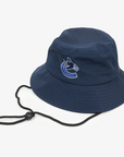 Vancouver Canucks X Malbon Navy Orca Bucket Hat