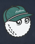Vancouver Canucks x Malbon Bermuda Baldwin Navy Orca T-Shirt