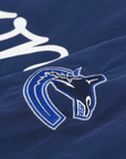 Vancouver Canucks x Malbon Navy Orca 1/4 Zip Anorak