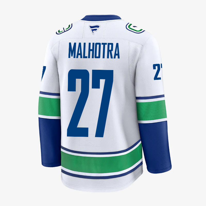Vancouver Canucks Fanatics Premium Name &amp; Number Away Jersey