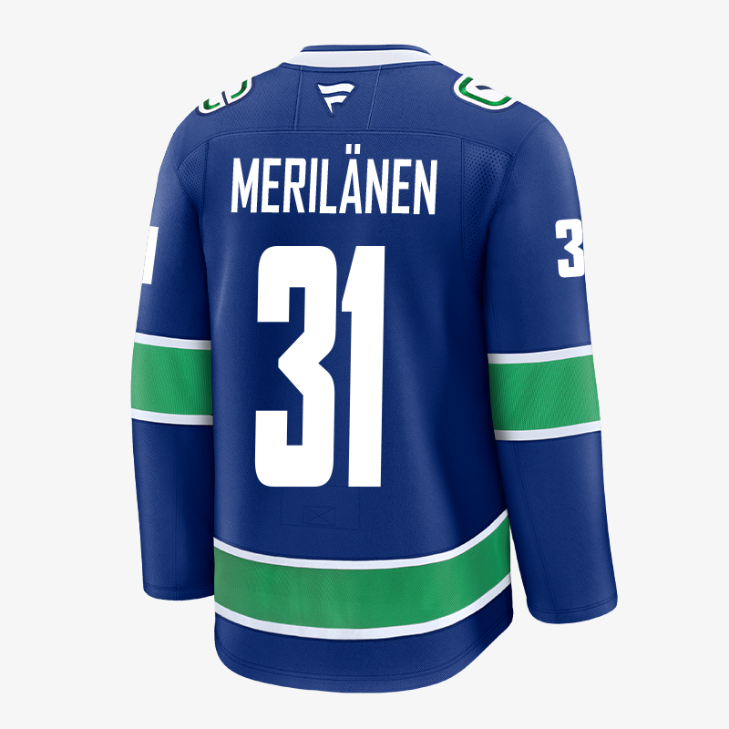 Vancouver Canucks Fanatics Authentic Pro Name &amp; Number Home Jersey