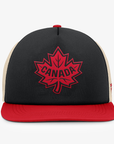 4 Nations Fanatics Black Mesh Back Canada Hat