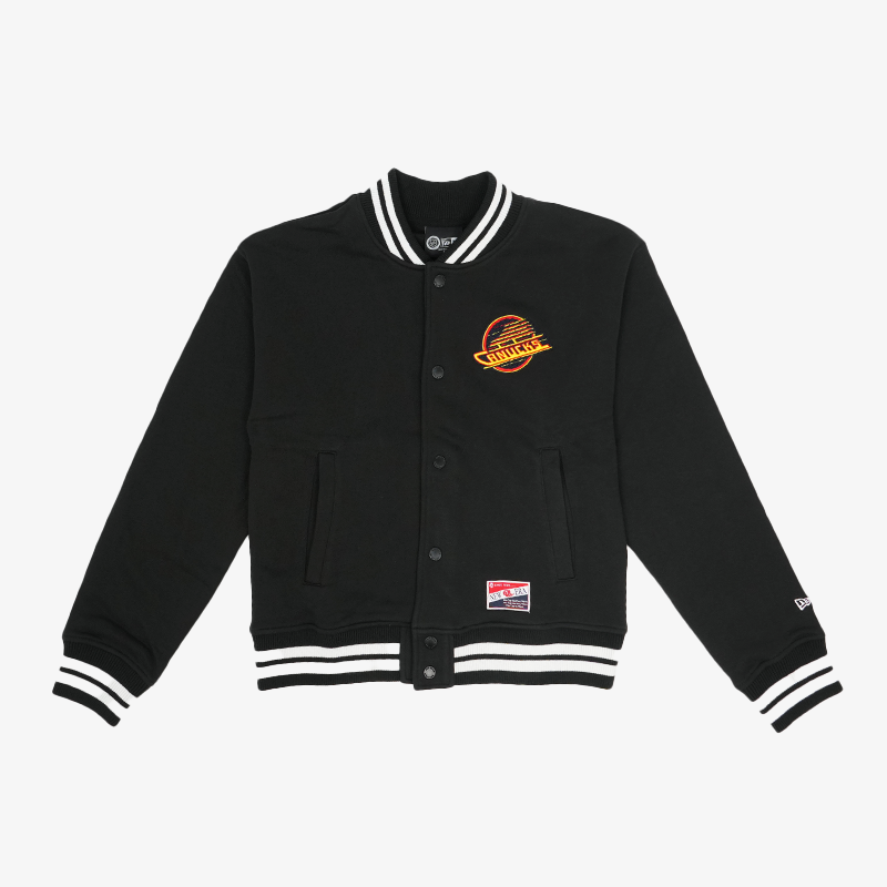 Vancouver Canucks New Era Women&#39;s Black Skate Jacket