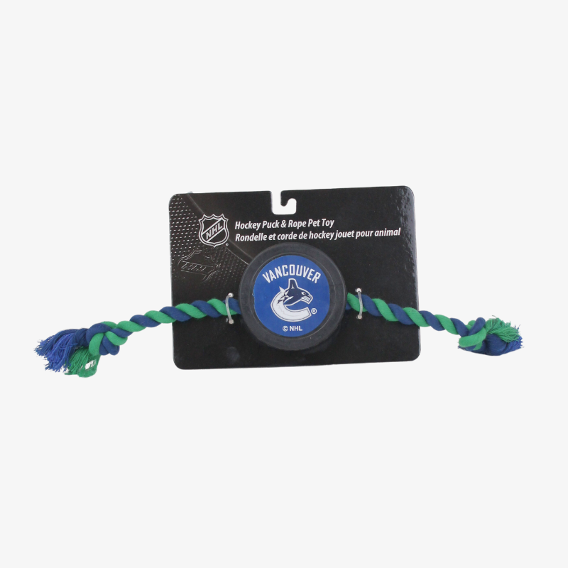 Vancouver Canucks Puck Dog Toy