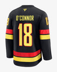Vancouver Canucks Fanatics Authentic Pro Name & Number Black Skate Jersey