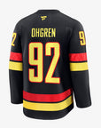 Vancouver Canucks Fanatics Authentic Pro Name & Number Black Skate Jersey
