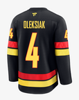 Vancouver Canucks Fanatics Authentic Pro Name & Number Black Skate Jersey