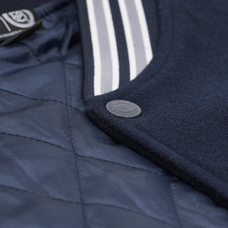 Vancouver Canucks Signature Collection Unisex Heritage Varsity Bomber