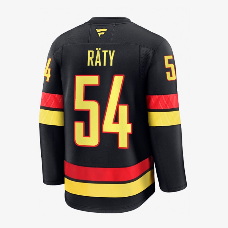 Vancouver Canucks Fanatics Authentic Pro Name &amp; Number Black Skate Jersey