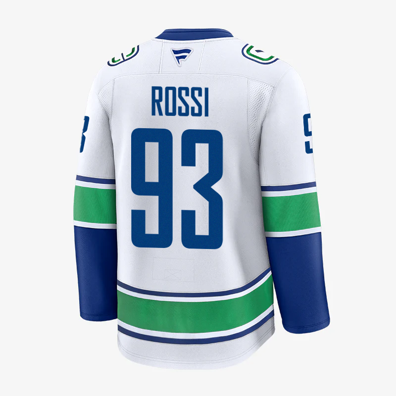 Vancouver Canucks Fanatics Premium Name &amp; Number Away Jersey