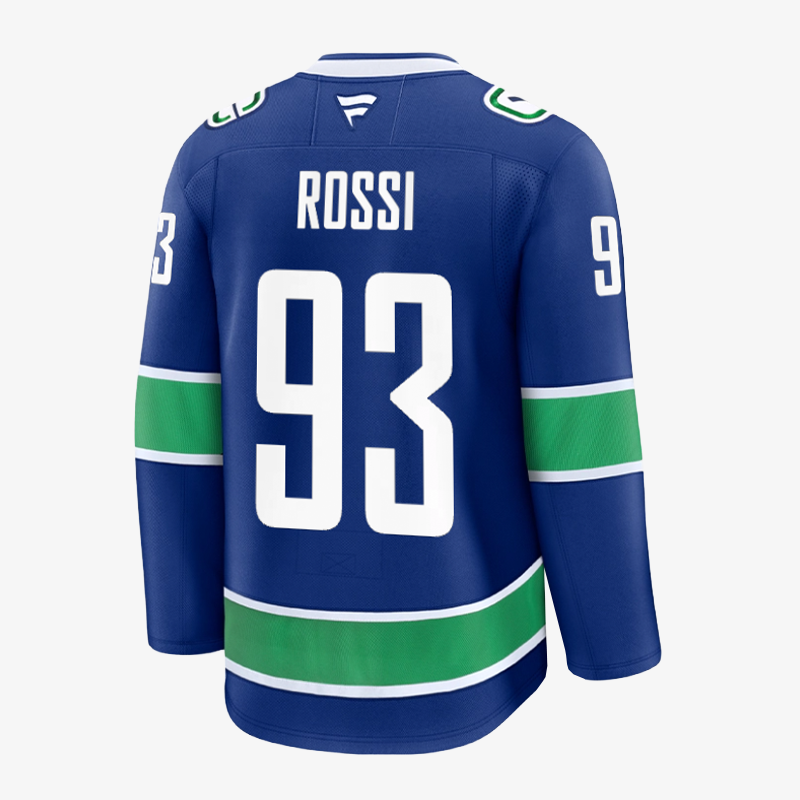 Vancouver Canucks Fanatics Premium Name &amp; Number Home Jersey