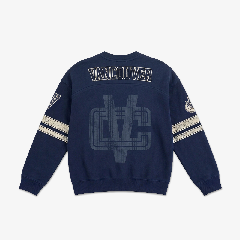 Vancouver Canucks Signature Collection Womens Heritage Crewneck