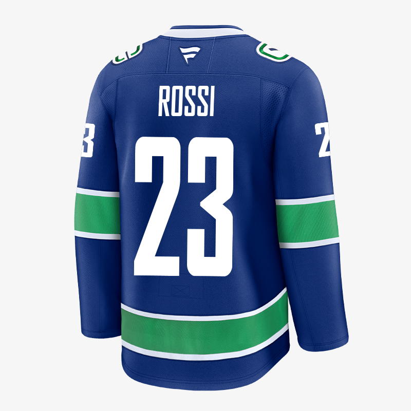 Vancouver Canucks Fanatics Premium Name &amp; Number Home Jersey