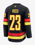 Vancouver Canucks Fanatics Premium Name & Number Black Skate Jersey