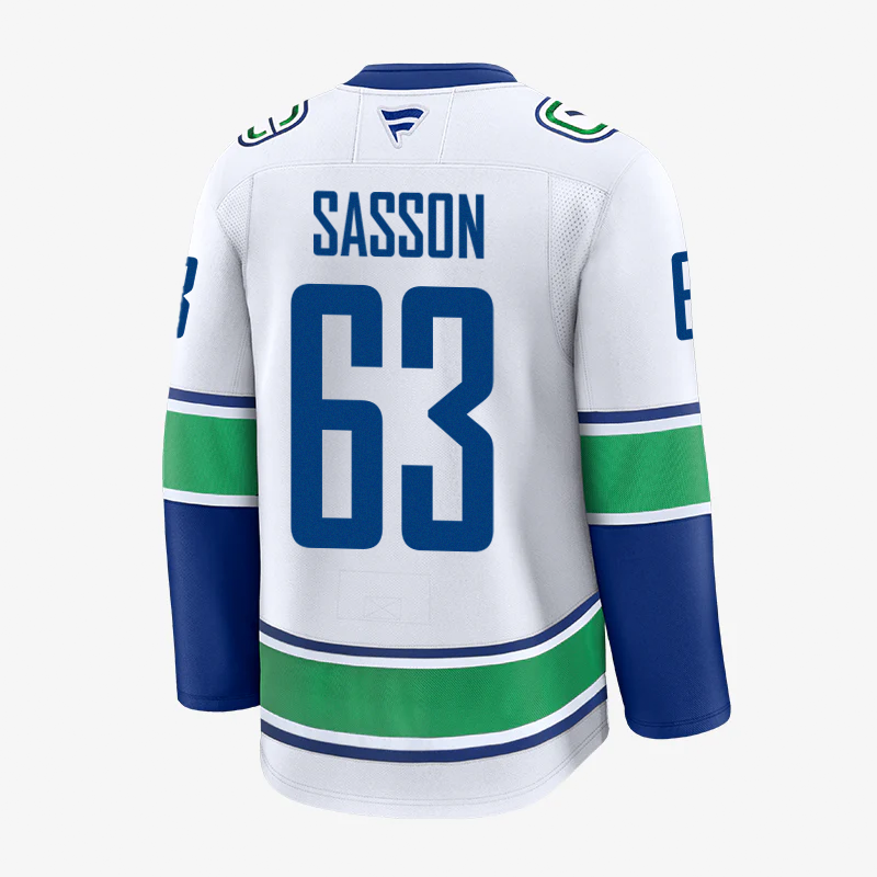 Vancouver Canucks Fanatics Premium Name &amp; Number Away Jersey