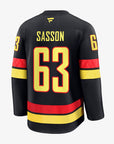 Vancouver Canucks Fanatics Authentic Pro Name & Number Black Skate Jersey
