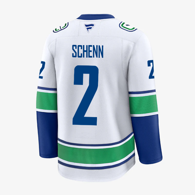 Vancouver Canucks Fanatics Premium Name &amp; Number Away Jersey