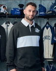 Vancouver Canucks New Era Black Rugby Skate Long Sleeve