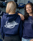 Vancouver Canucks Signature Collection Womens Cropped Zip Hoodie