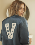 Vancouver Canucks Signature Collection Women's Satin Pearl Jacket
